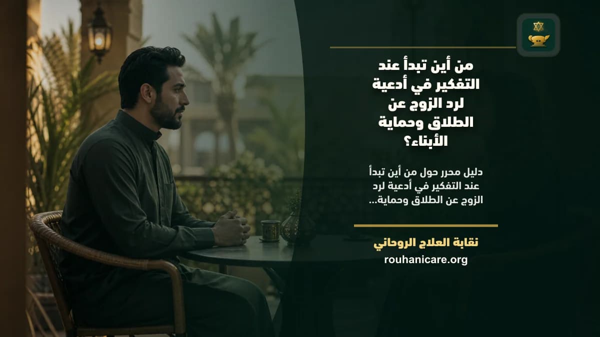 أدعية لرد الزوج عن الطلاق وحماية الأبناء: فهم روحاني هادئ بلا وعود مبالغ فيها