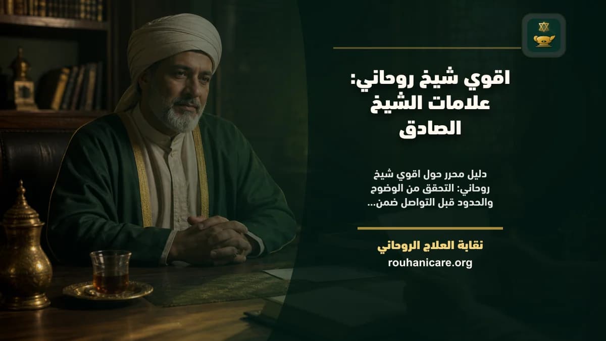 اقوي شيخ روحاني: دليل اختيار هادئ ومسؤول
