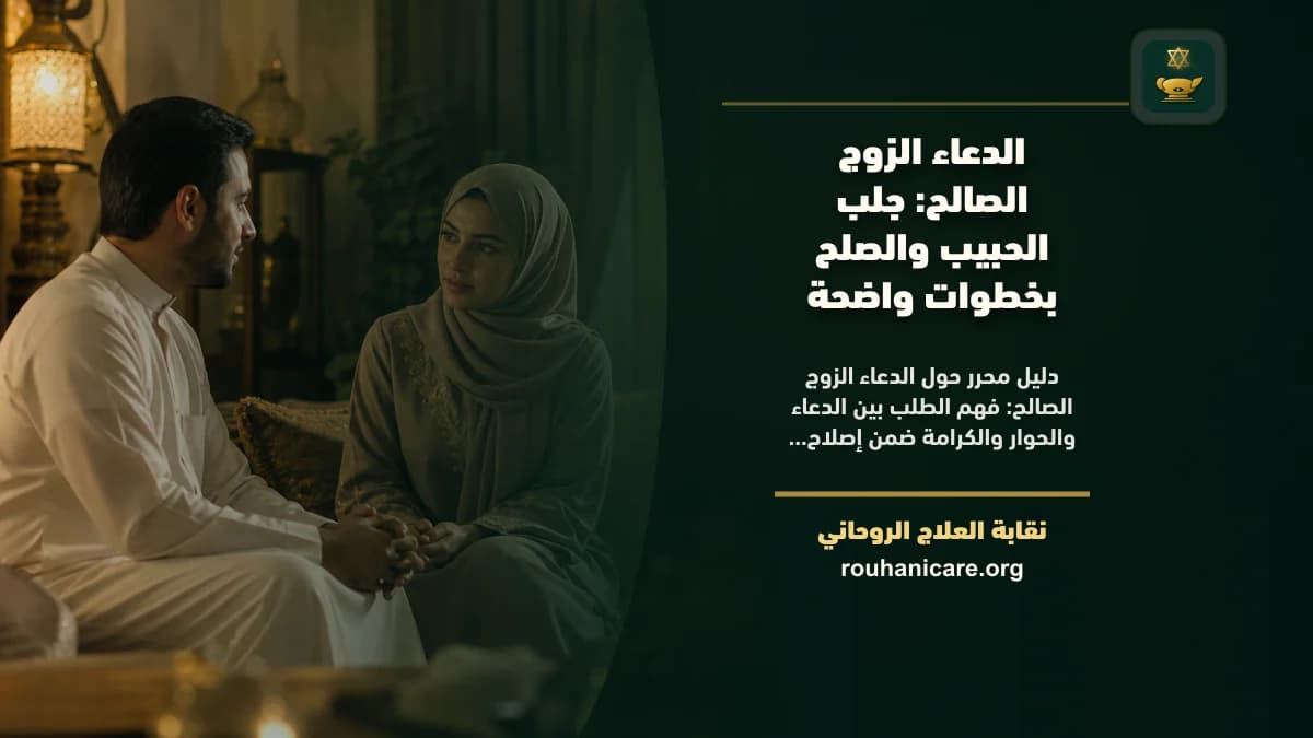 الدعاء الزوج الصالح: فهم روحاني هادئ بلا وعود مبالغ فيها