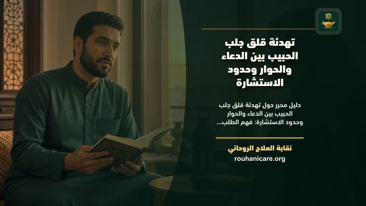 تهدئة قلق جلب الحبيب: استشارة روحانية للصلح والسكينة