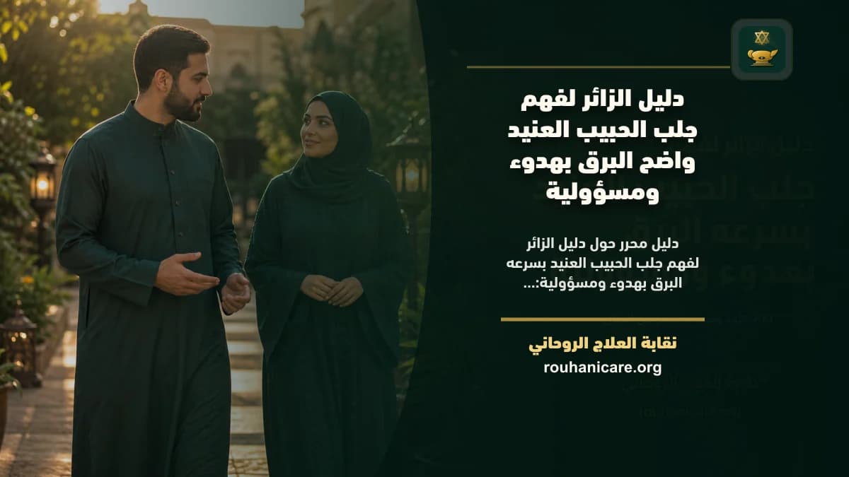 جلب الحبيب العنيد بسرعه البرق: استشارة روحانية للصلح والسكينة