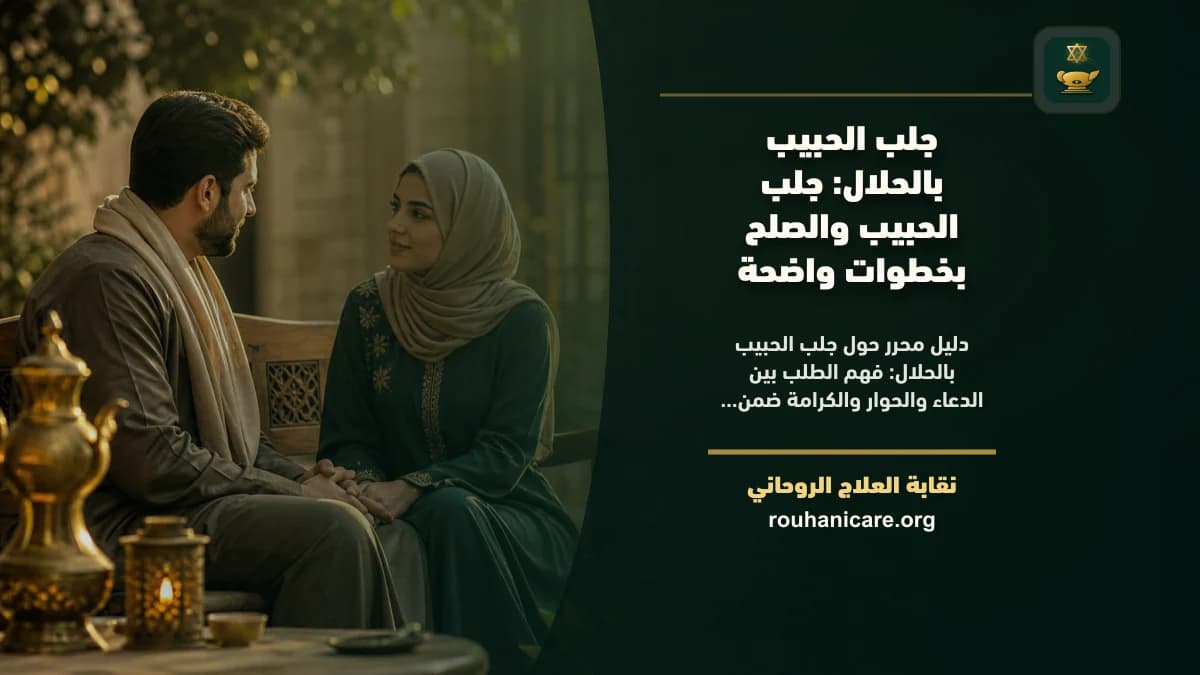 جلب الحبيب بالحلال: استشارة روحانية للصلح والسكينة