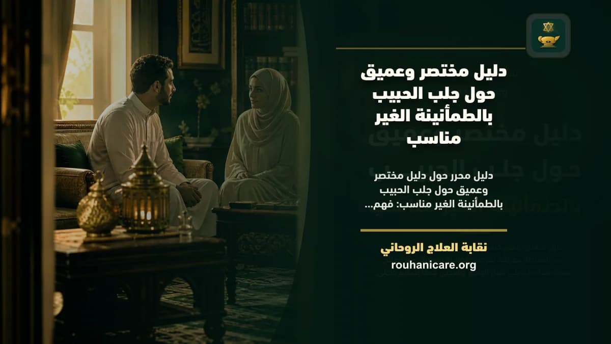 جلب الحبيب بالطمأنينة الغير مناسب: استشارة روحانية للصلح والسكينة