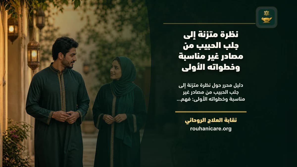 جلب الحبيب من مصادر غير مناسبة: استشارة روحانية للصلح والسكينة