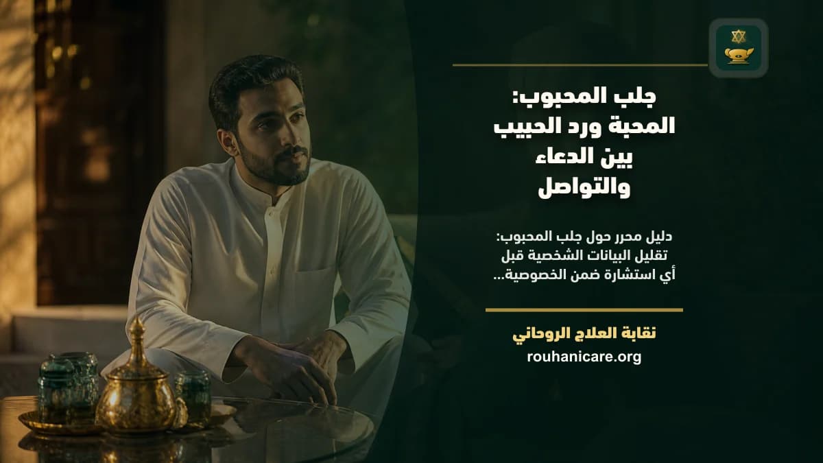 جلب المحبوب: استشارة روحانية للصلح والسكينة