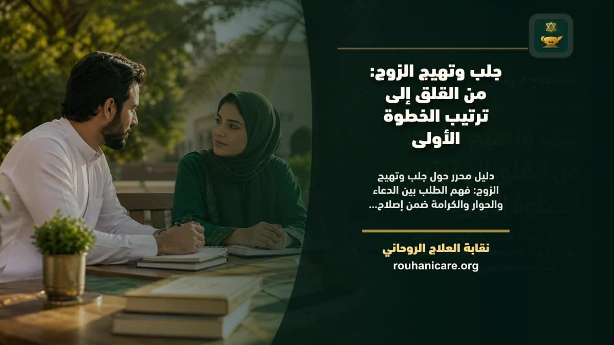 جلب وتهيج الزوج: استشارة روحانية للصلح والسكينة