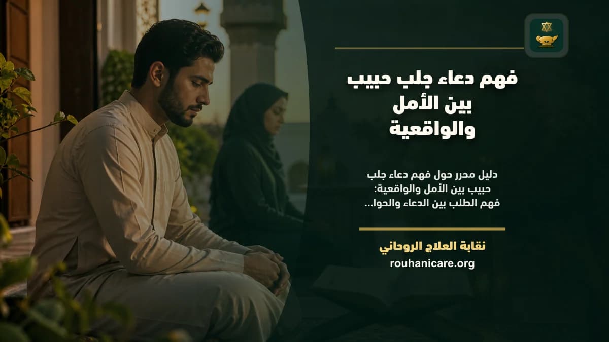 دعاء جلب حبيب: فهم روحاني هادئ بلا وعود مبالغ فيها