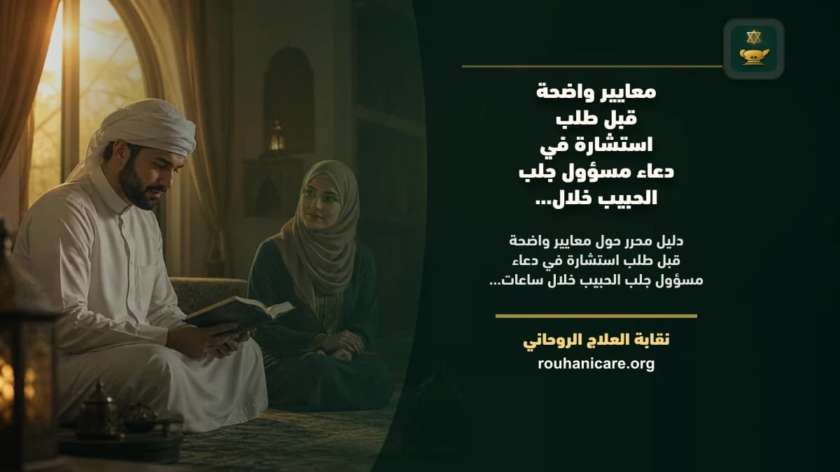 دعاء مسؤول جلب الحبيب خلال ساعات قسما بالله مجرب: فهم روحاني هادئ بلا وعود مبالغ فيها
