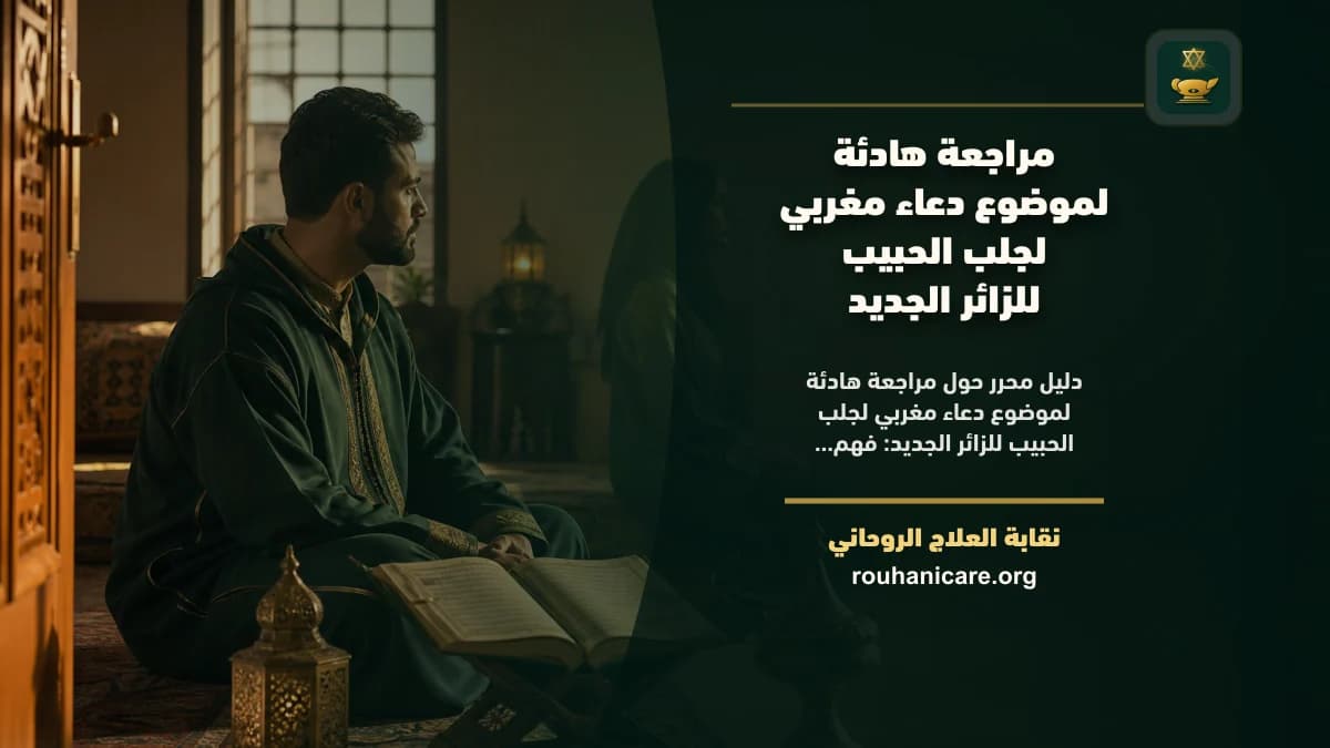 دعاء مغربي لجلب الحبيب: فهم روحاني هادئ بلا وعود مبالغ فيها