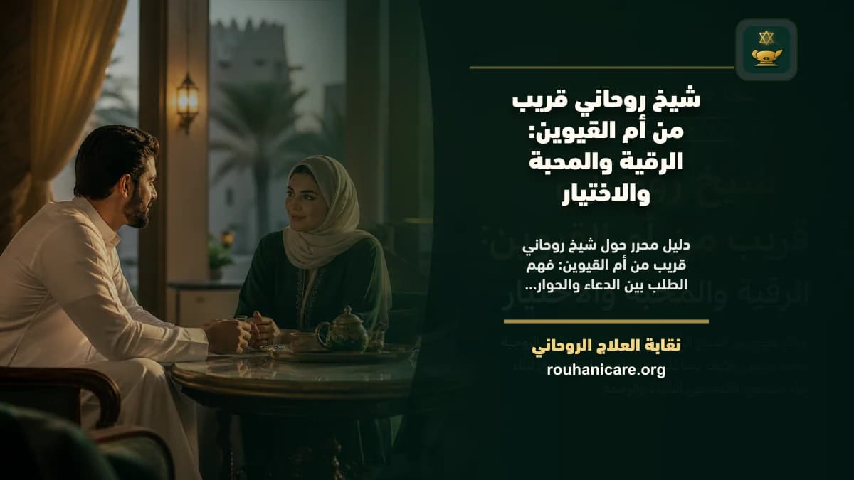 شيخ روحاني في أم القيوين: استشارة روحانية موثوقة وسرية