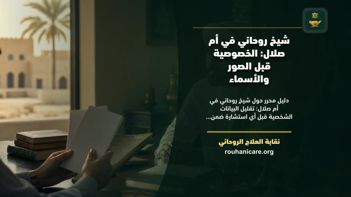 شيخ روحاني في أم صلال: دليل اختيار هادئ ومسؤول