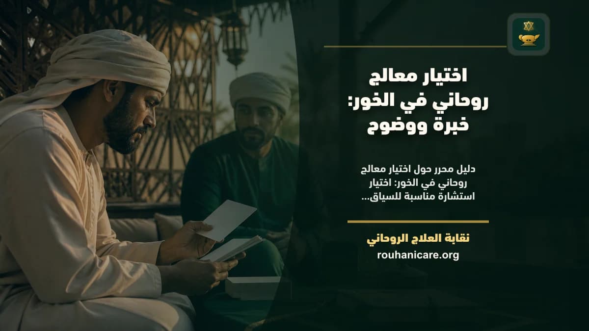 شيخ روحاني في الخور: استشارة روحانية موثوقة وسرية