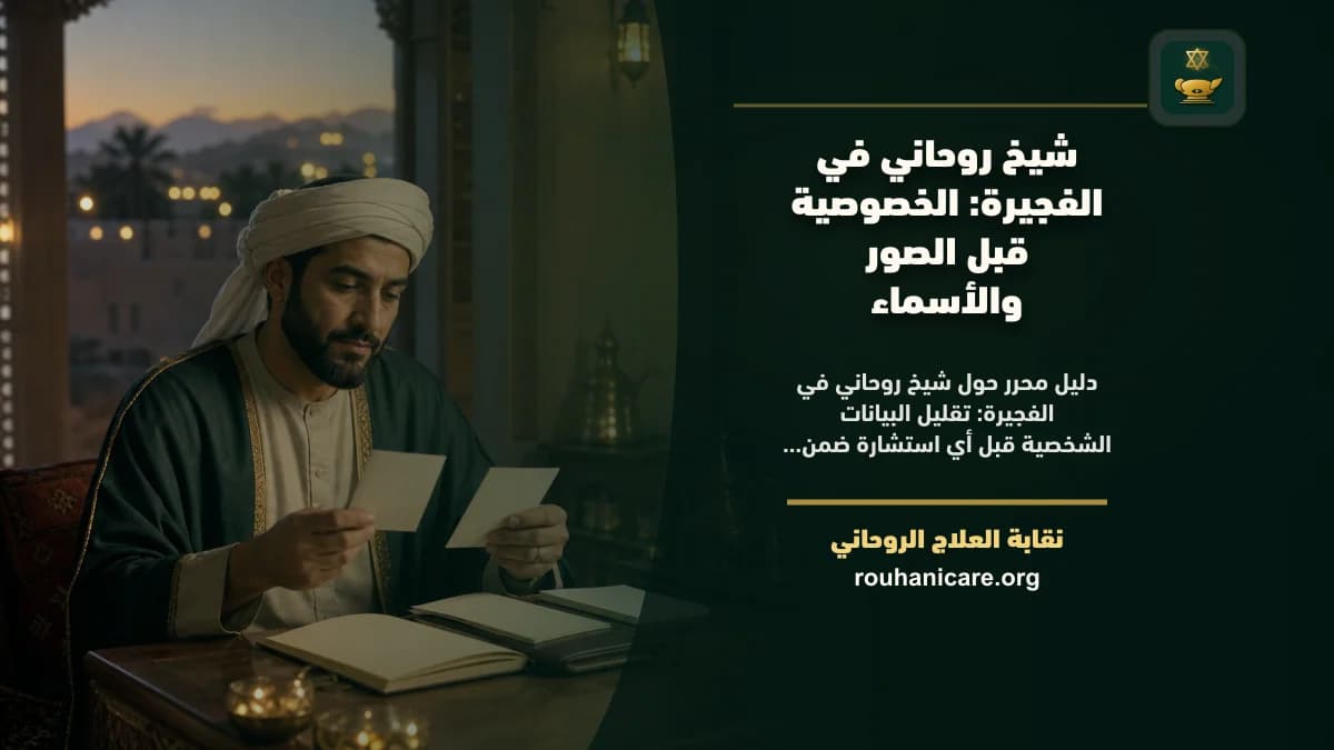 شيخ روحاني في الفجيرة: كيف تختار استشارة روحانية بخصوصية؟