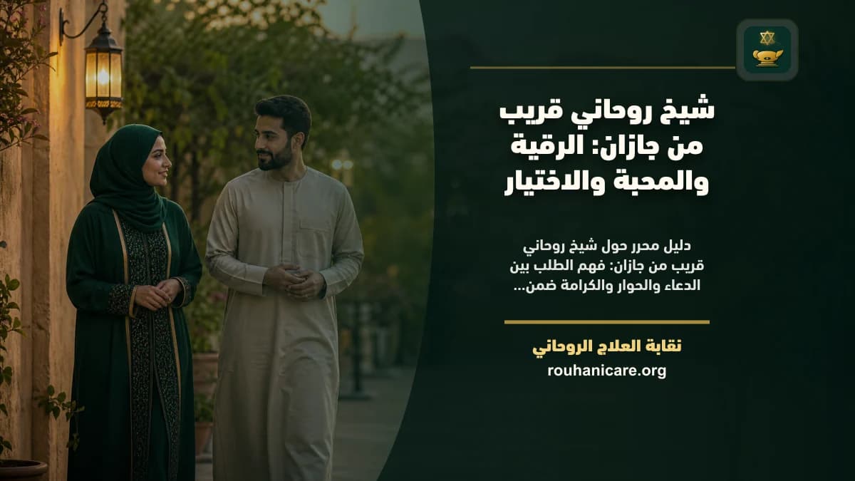 شيخ روحاني في جازان: دليل اختيار هادئ ومسؤول