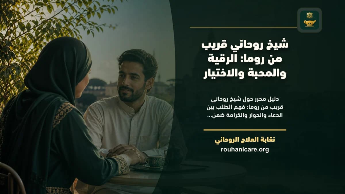 شيخ روحاني في روما: استشارة روحانية موثوقة وسرية