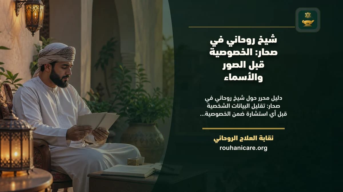 شيخ روحاني في صحار: استشارة روحانية موثوقة وسرية