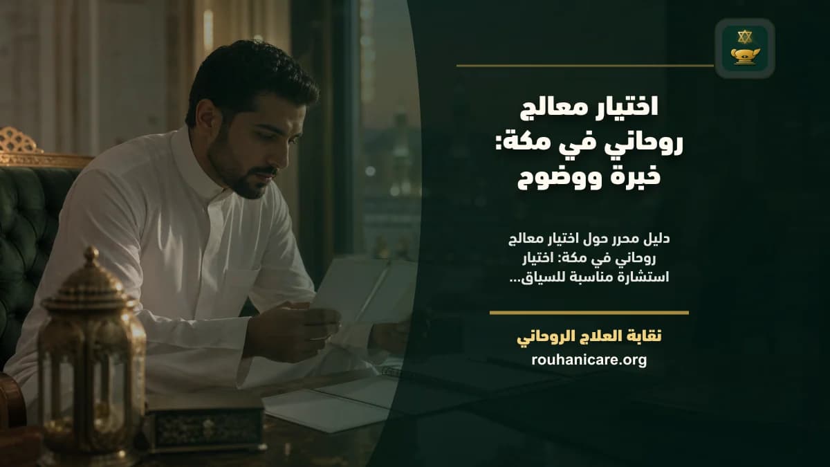 شيخ روحاني في مكة: استشارة روحانية موثوقة وسرية
