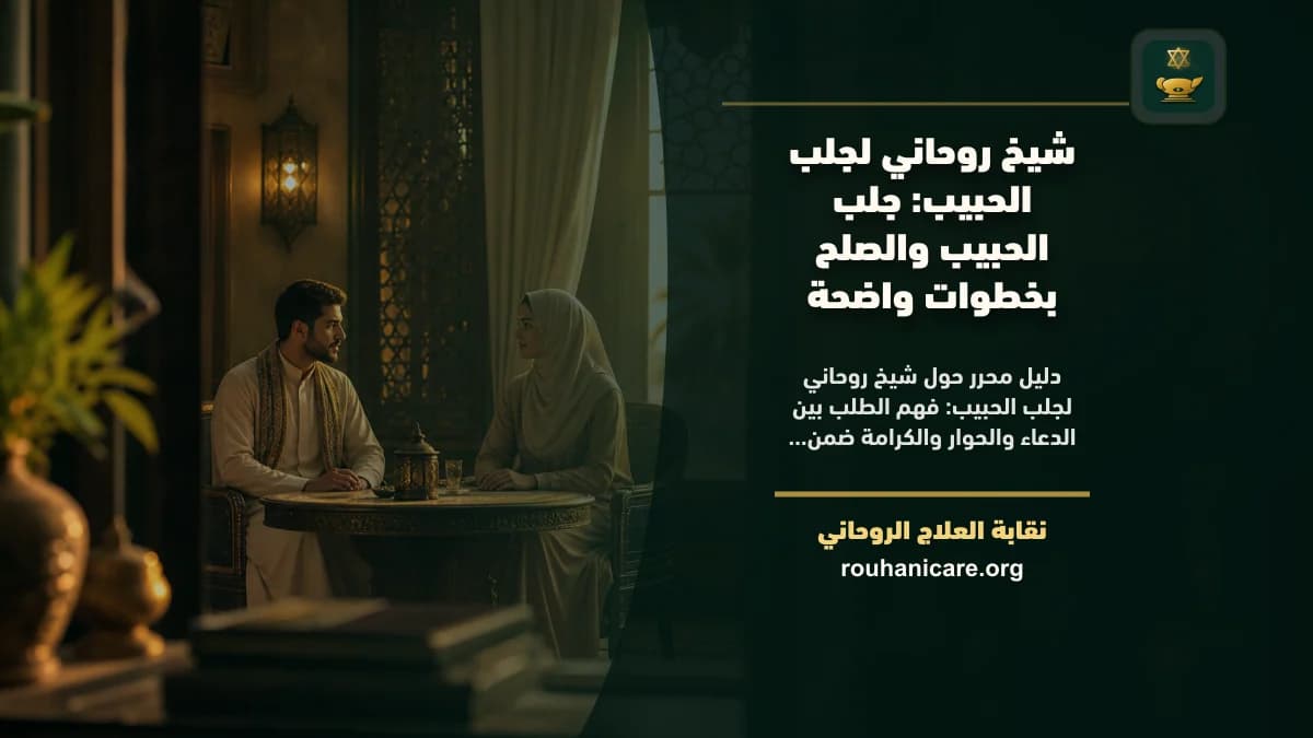 شيخ روحاني لجلب الحبيب: استشارة روحانية موثوقة وسرية