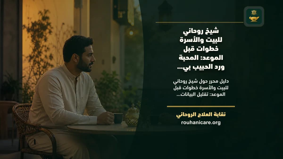 شيخ روحاني للبيت والأسرة خطوات قبل الموعد: استشارة روحانية موثوقة وسرية