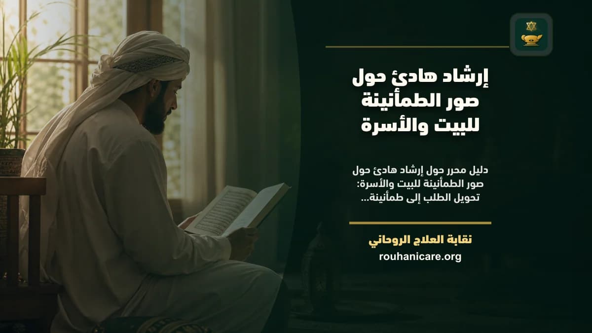صور الطمأنينة: دليل استشارة روحانية مسؤولة
