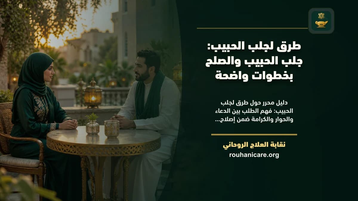 طرق لجلب الحبيب: استشارة روحانية للصلح والسكينة