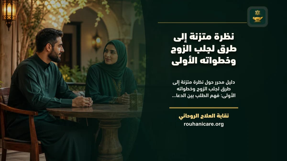طرق لجلب الزوج: استشارة روحانية للصلح والسكينة