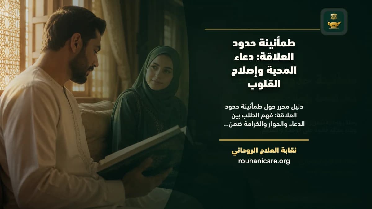 طمأنينة حدود العلاقة: دليل استشارة روحانية مسؤولة