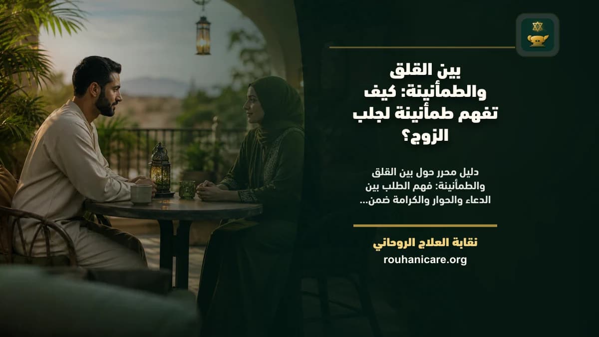 طمأنينة لجلب الزوج: استشارة روحانية للصلح والسكينة