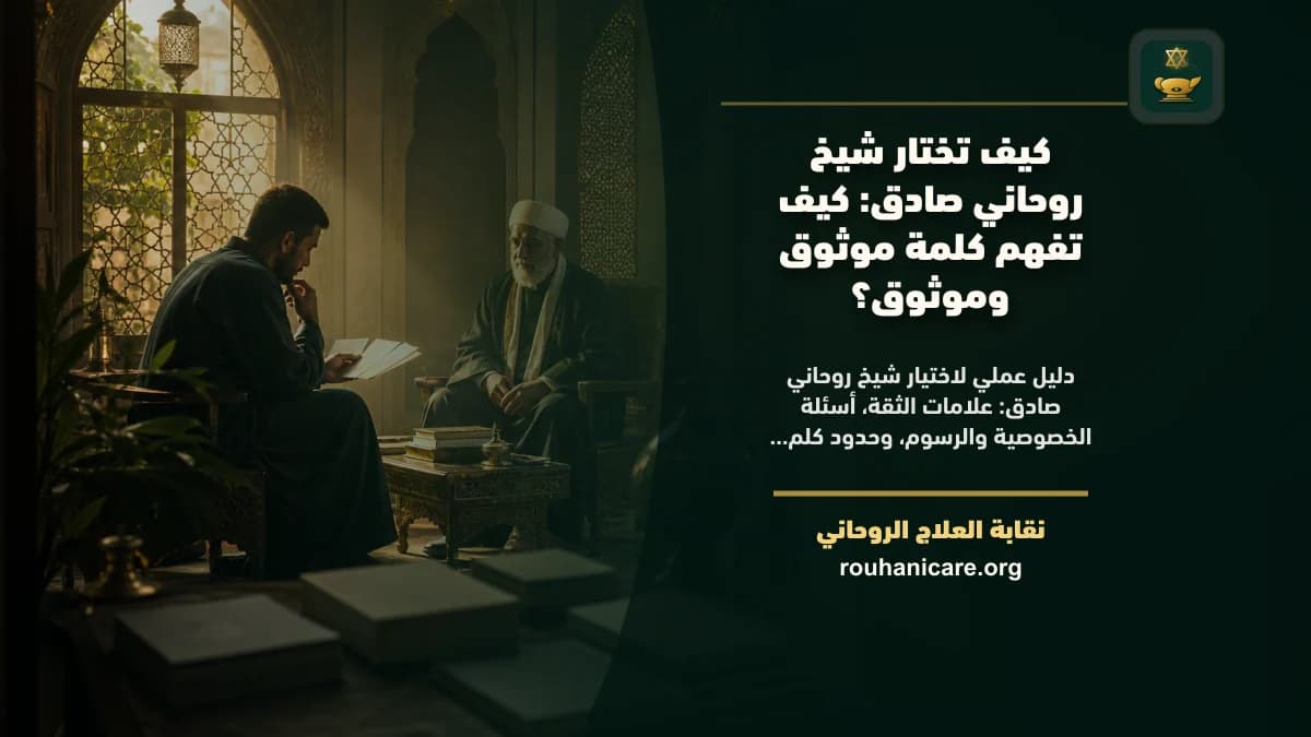 كيف تختار شيخ روحاني صادق: استشارة روحانية موثوقة وسرية