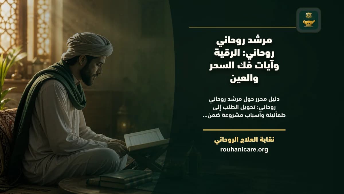 مرشد روحاني مسؤول: استشارة روحانية موثوقة وسرية