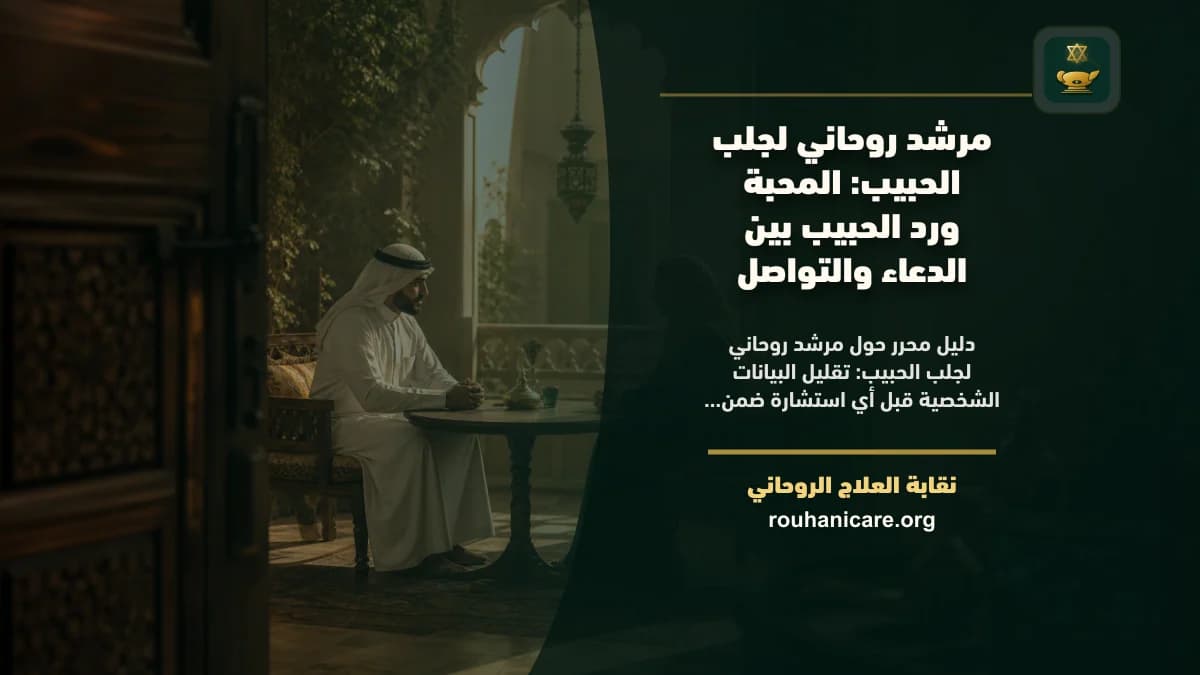مرشد روحاني لجلب الحبيب: كيف تختار استشارة روحانية بخصوصية؟