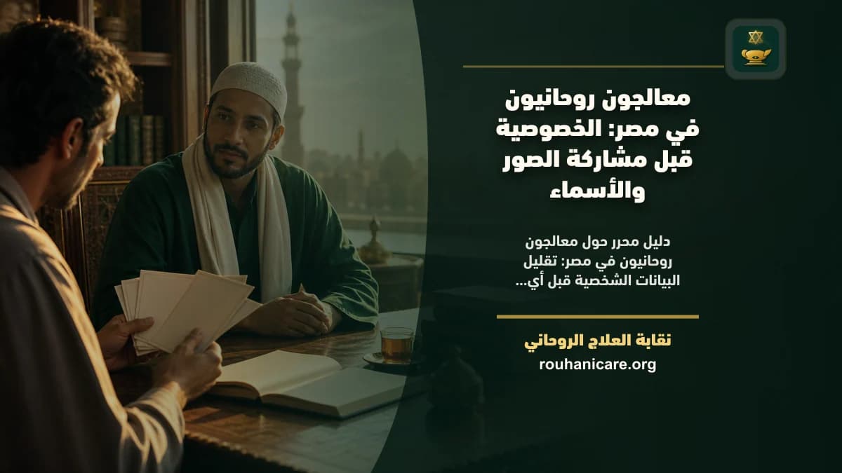 معالجون روحانيون في مصر: كيف تختار استشارة روحانية بخصوصية؟