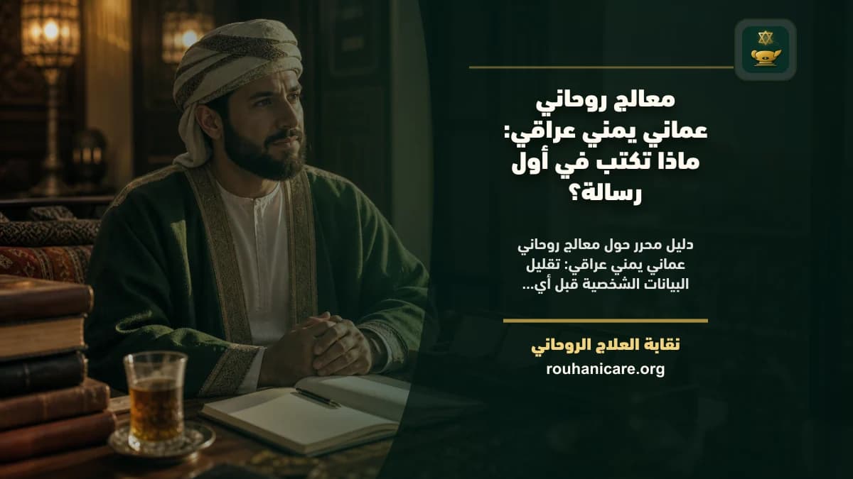معالج روحاني عماني يمني عراقي: كيف تختار استشارة روحانية بخصوصية؟