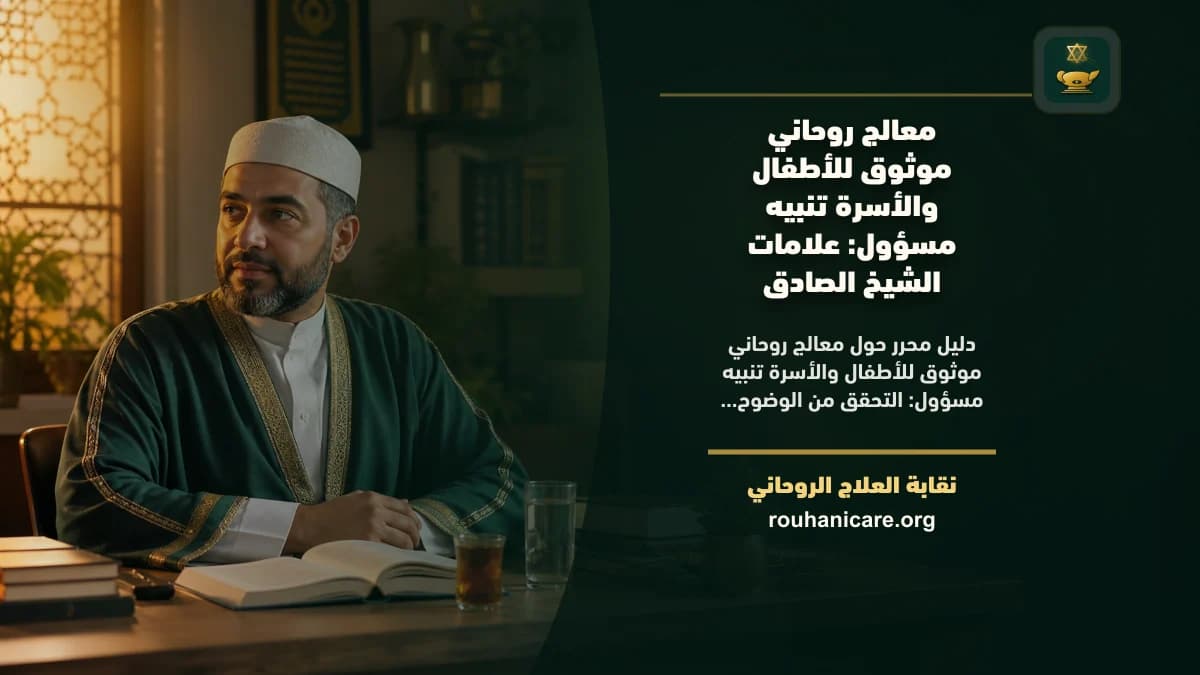 معالج روحاني موثوق للأطفال والأسرة تنبيه مسؤول: دليل اختيار هادئ ومسؤول