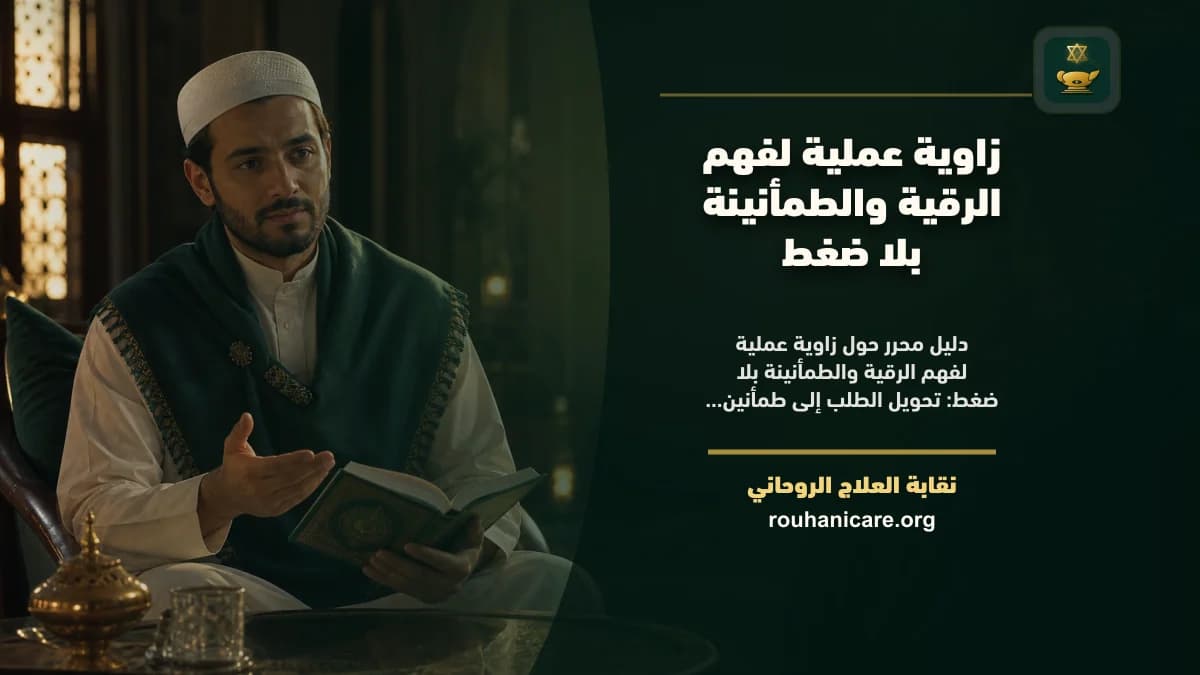 الرقية والطمأنينة: فهم روحاني هادئ بلا وعود مبالغ فيها