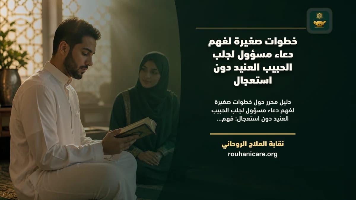 دعاء مسؤول لجلب الحبيب العنيد: فهم روحاني هادئ بلا وعود مبالغ فيها