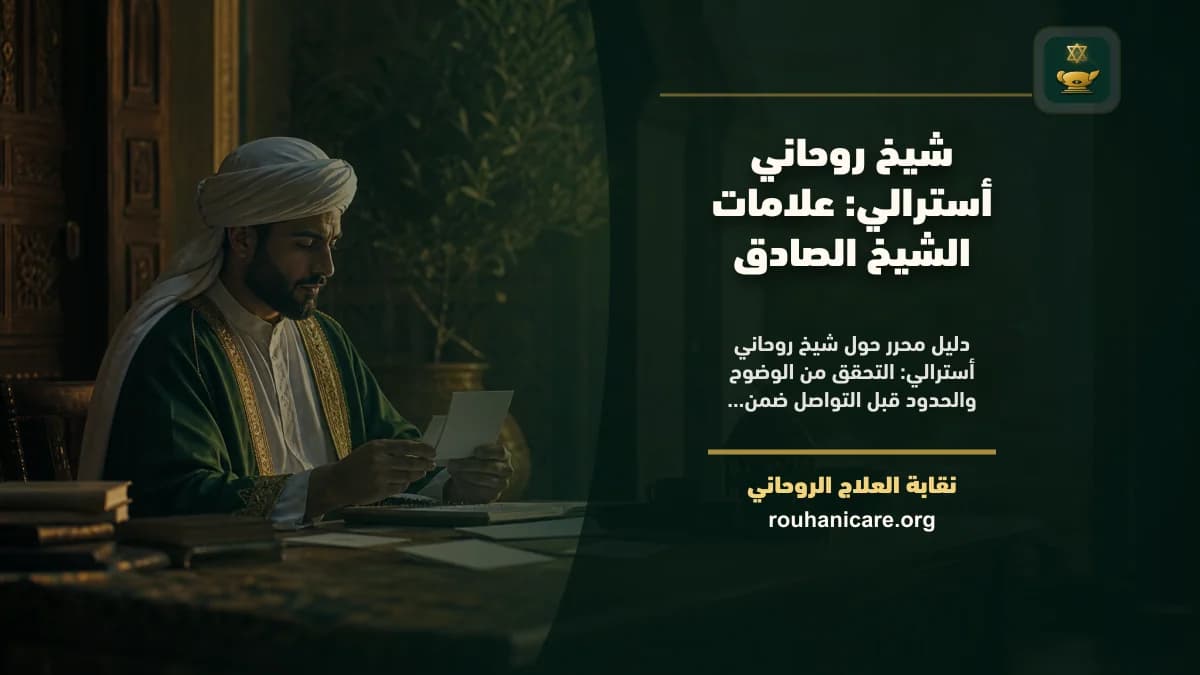شيخ روحاني أسترالي: كيف تختار استشارة روحانية بخصوصية؟